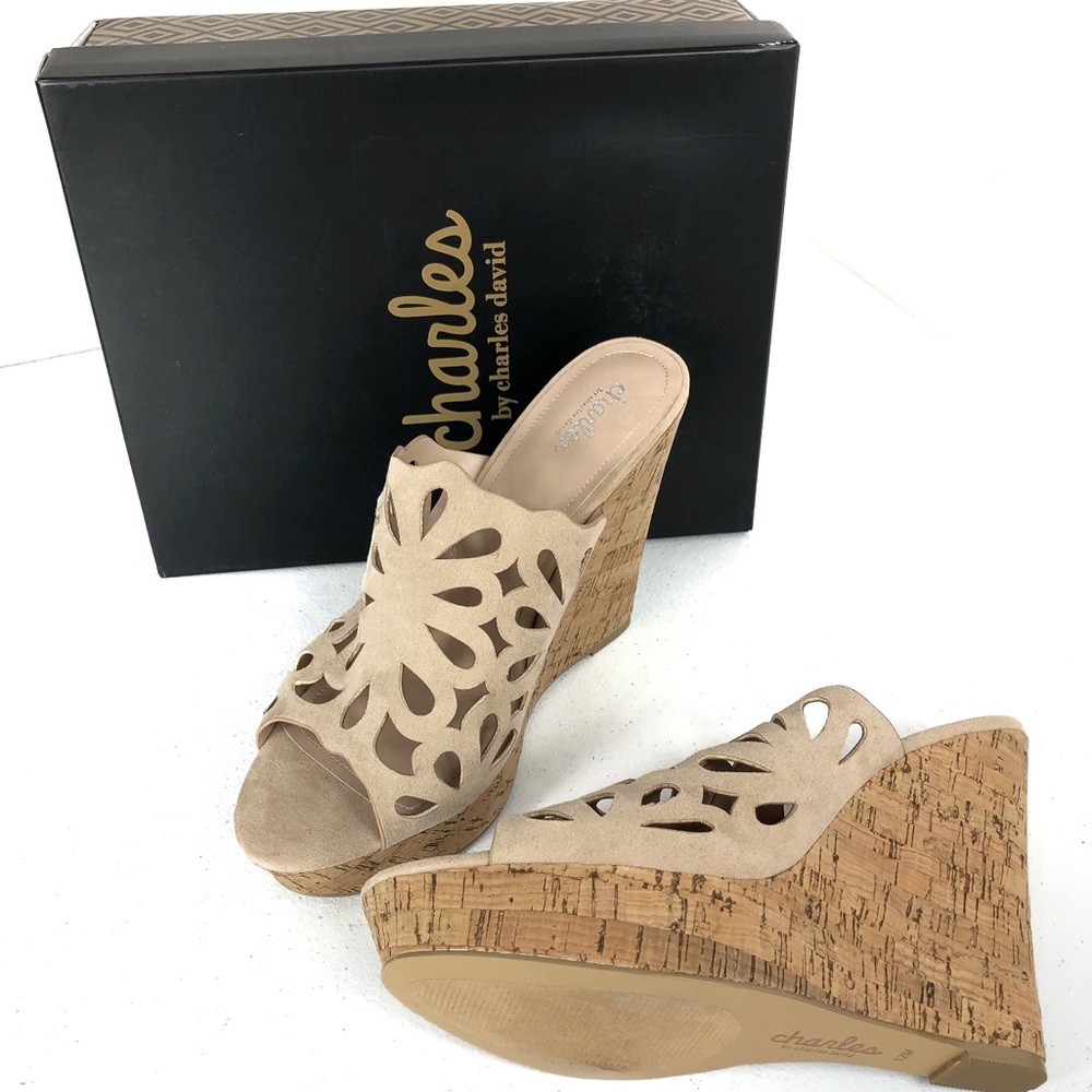 New Charles Wedged Heel brown size 12 M (#box K)